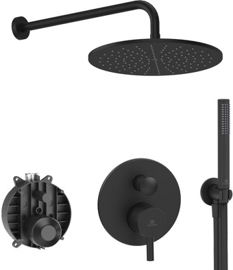 Душевая система Ideal Standard Ceraline Black SetA6939XG-2