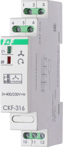 Реле контроля фаз Евроавтоматика F&F CKF-316 EA04.002.005