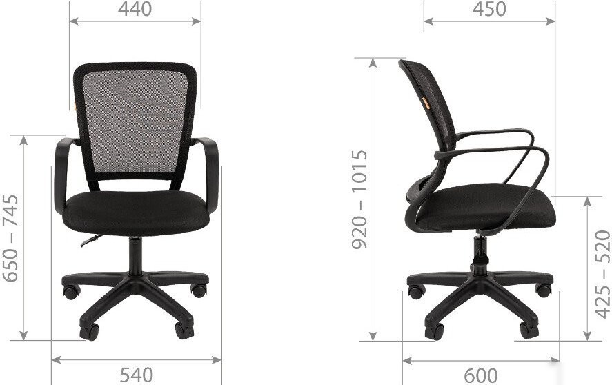 Офисное кресло CHAIRMAN 698 LT (TW-04 серый)