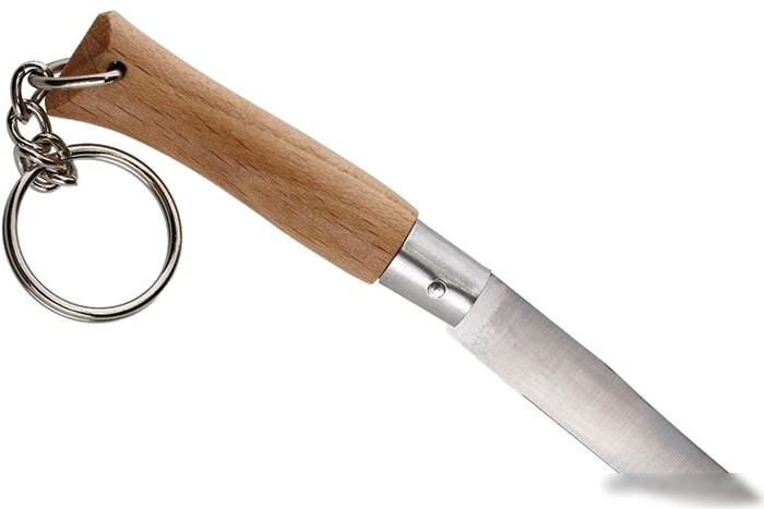 Туристический нож Opinel N°4 брелок нержавеющая сталь