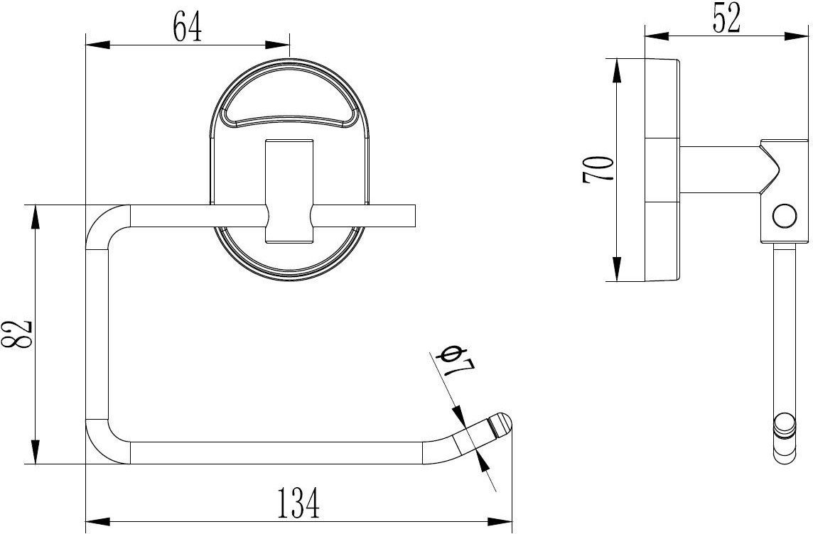 Держатель для туалетной бумаги Savol S-007052