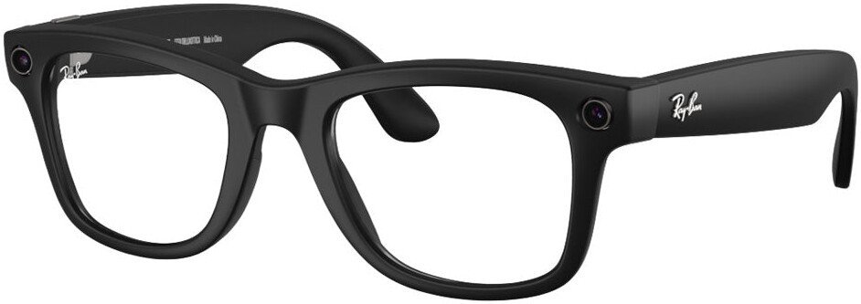 Умные очки Ray-Ban Meta Wayfarer Gen 2 RW4012 (large, черный матовый/прозрачный/серый)