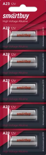 Батарейки SmartBuy A23 5шт. SBBA-23A5B