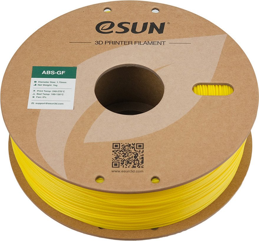 Пластик eSUN ABS-GF ABS-GF175Y1TZ1 (1.75мм, 1кг, желтый)