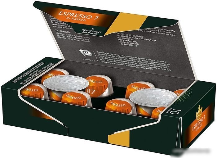 Кофе в капсулах Jacobs Espresso 7 Classico 10 шт