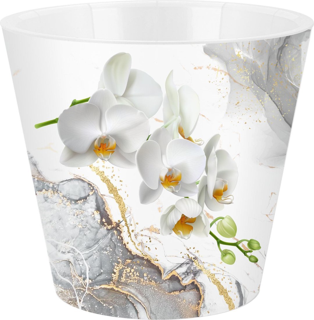 Вазон inGreen Orchid Deco IG619610519 (белая орхидея)
