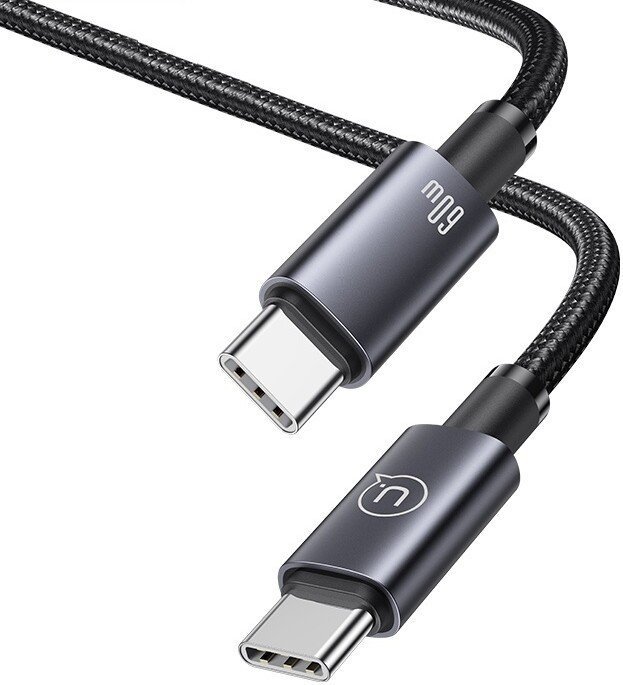 Кабель Usams US-SJ678 USB Type-C - USB Type-C (0.25 м, черный)