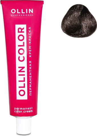 Крем-краска Ollin Professional Color перманентная 4/3 шатен золотистый 100 мл