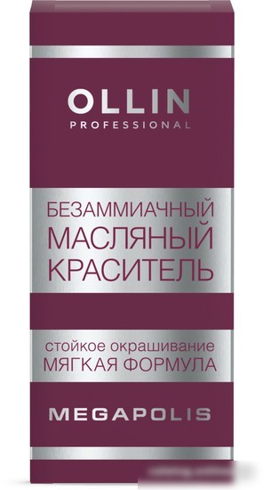 Масло для окрашивания Ollin Professional Megapolis Безаммиачное 7/6 (50мл, русый красный)