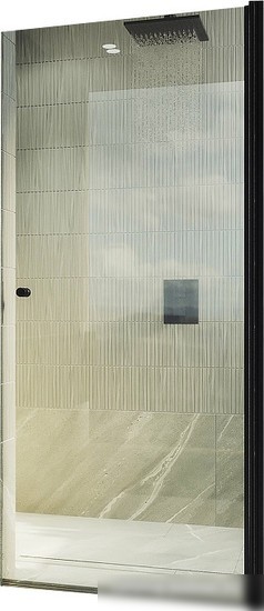 Душевая дверь MaybahGlass 198x90 MGD-809-6 (прозрачное стекло/черный)