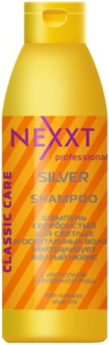 Шампунь Nexxt Professional Серебристый для свет./осветл. волос нейтрализует желтый 250 мл
