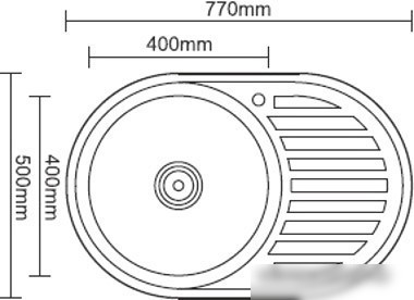 Кухонная мойка Ledeme L87750-6L