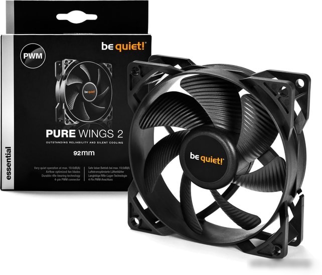 Вентилятор для корпуса be quiet! Pure Wings 2 92mm PWM