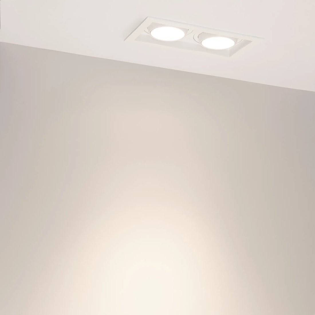Точечный светильник Arlight MS-VORTEX-BUILT-S210x117-2x20W Day4000 WH-WH 40 deg 057768