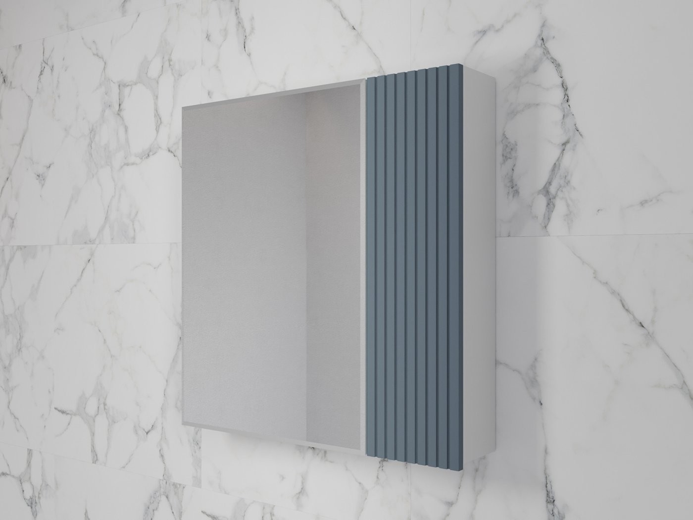 Symbolite Шкаф с зеркалом для ванной Стокгольм 70 (графит софт)