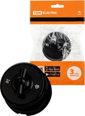 Выключатель TDM Electric Виви SQ1820-1205 (черный)