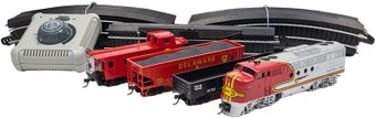 Набор железной дороги Bachmann Santa FE (с подсветкой)