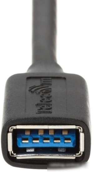 Удлинитель Telecom USB Type-A TUS708-1m (1 м, черный)