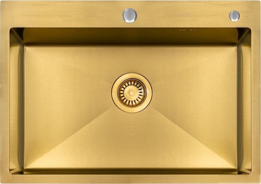 Кухонная мойка ARFEKA ECO AR 700*500 GOLD PVD NANO