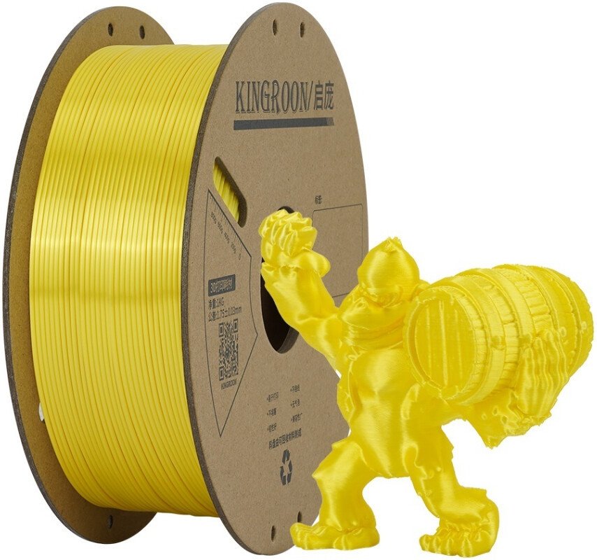 Филамент Kingroon PLA Silk 1.75 мм NSC001 (1 кг, золотистый)