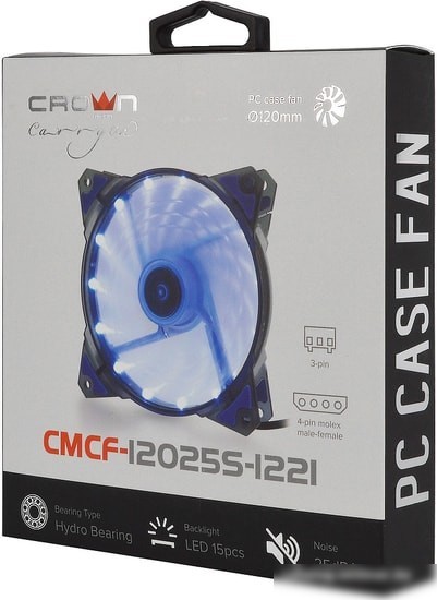 Вентилятор для корпуса CrownMicro CMCF-12025S-1221