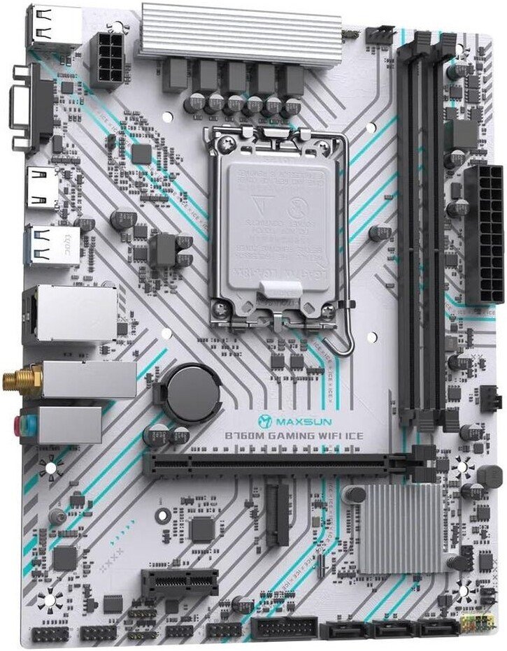 Материнская плата Maxsun B760M Gaming WiFi Ice
