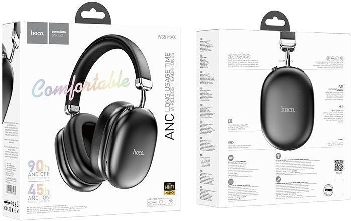 Наушники Hoco W35 Max ANC (черный)