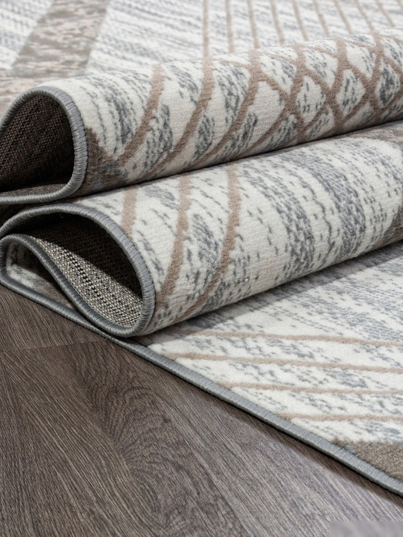 Ковер для жилой комнаты Merinos Sierra F351-STAN-CREAM-BLUE (2х3)