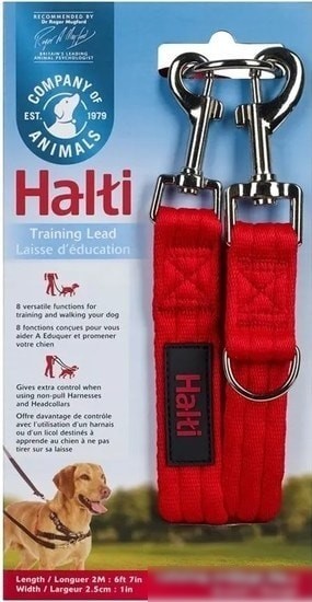 Поводок Halti Training Lead 14340A (красный)