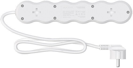 Сетевой фильтр Maxvi SP-218A (1.8м, белый)