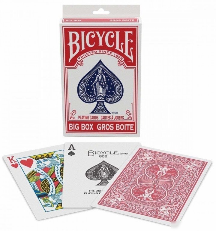 Игральные карты Bicycle Big Box Red 130012031