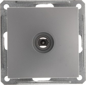 Розетка телевизионная Systeme Electric W59 RTS-151-5-86 (матовый хром)
