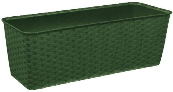 Вазон Stefanplast Natural 16х50 (зеленый)