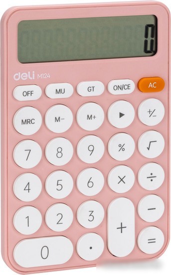 Калькулятор Deli EM124PINK