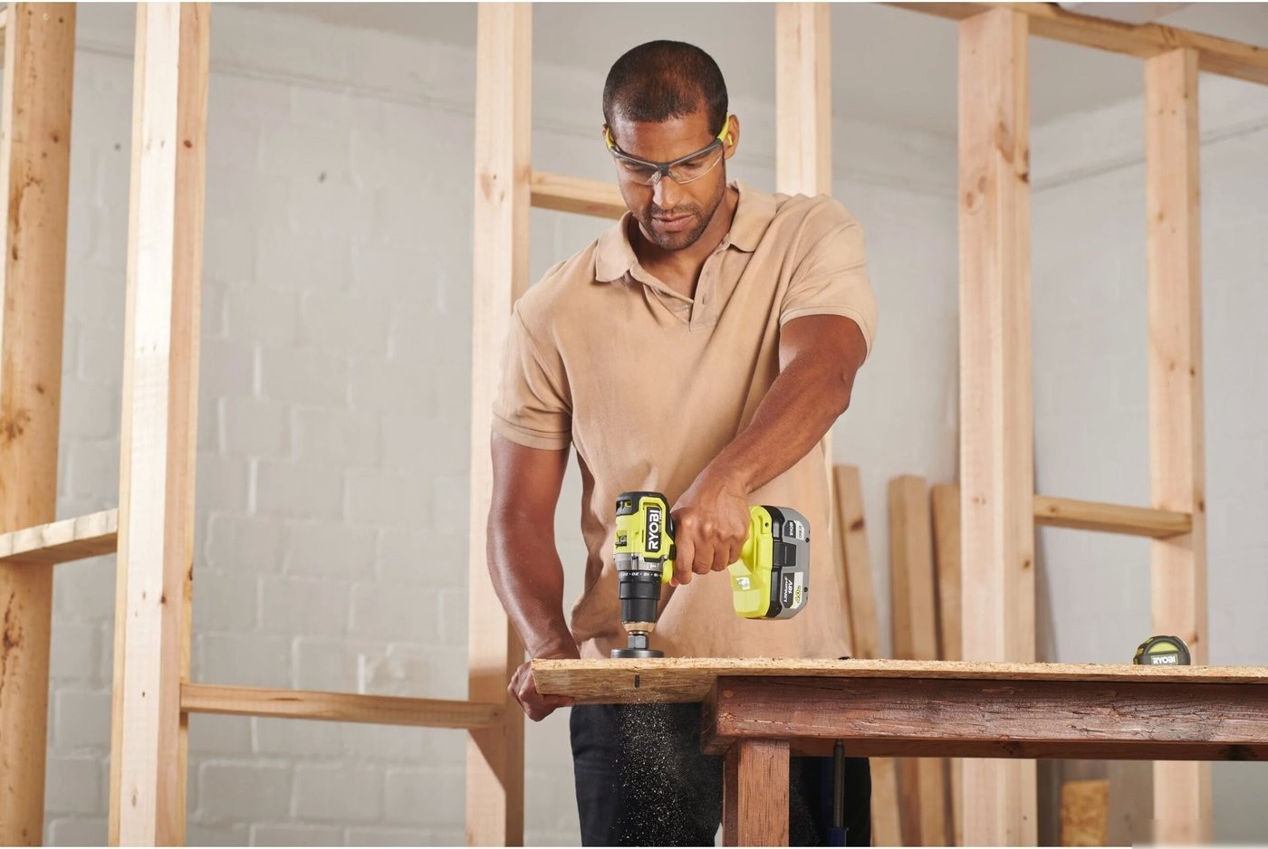 Ударная дрель-шуруповерт Ryobi RPD18C1-242S 5133006524 (с 2-мя АКБ, сумка)