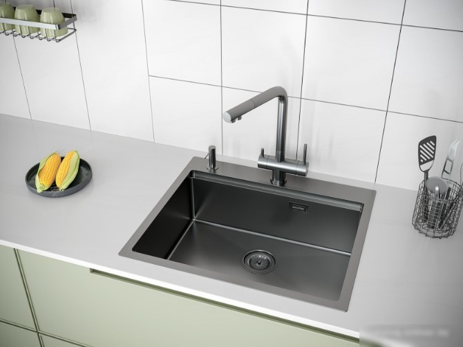 Кухонная мойка Paulmark PM705951-GM