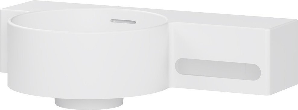 Умывальник Belux Аврора 550 L (18, белый матовый/Solid Surface)
