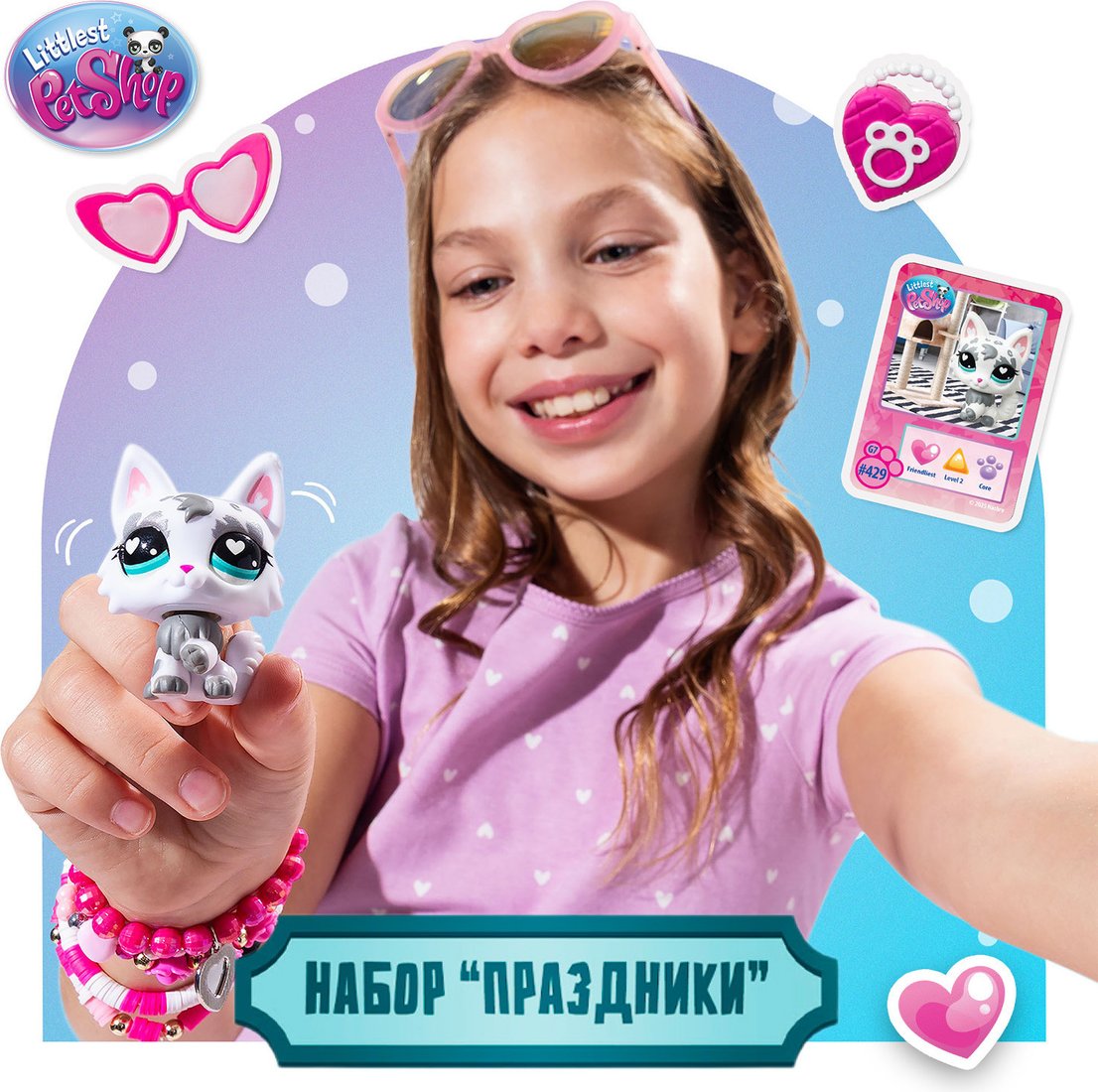 Игровой набор Hasbro Праздники День святого Валентина Серая кошка 01119_LPS