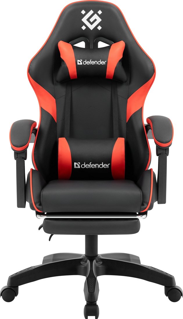 Игровое (геймерское) кресло Defender Serenity (черный/красный)