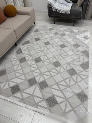 Ковер для жилой комнаты Radjab Carpet Моника Прямоугольник MC 367A 12585RK (1.2x1.8, Beige)