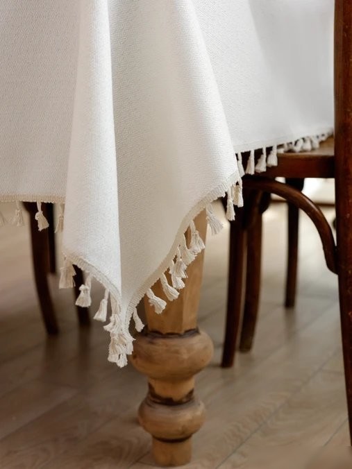 Скатерть Home One Linen Weave 140x220 436215 (бежевый)