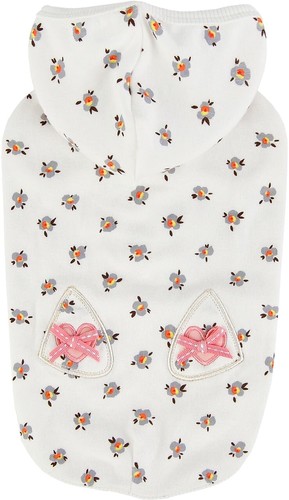 Футболка Pinkaholic Fiorella с капюшоном NATA-TS7567-IV-M (слоновая кость)