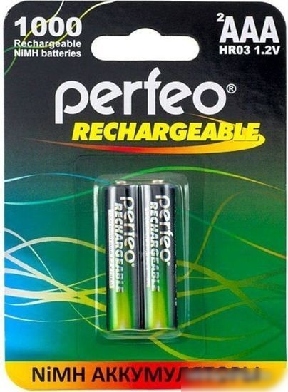 Аккумулятор Perfeo АAA1000mAh/2BL 2 шт