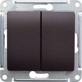 Выключатель перекрестный Schneider Electric Glossa GSL000865 (шоколад)