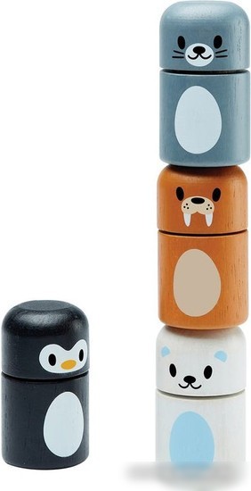 Конструктор/игрушка-конструктор Plan Toys Животные арктики 5484