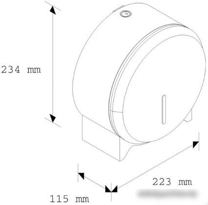 Диспенсер для туалетной бумаги Merida Stella Mini BSM201