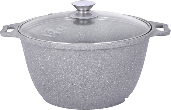 Кастрюля Kukmara кмс42а (светлый мрамор)