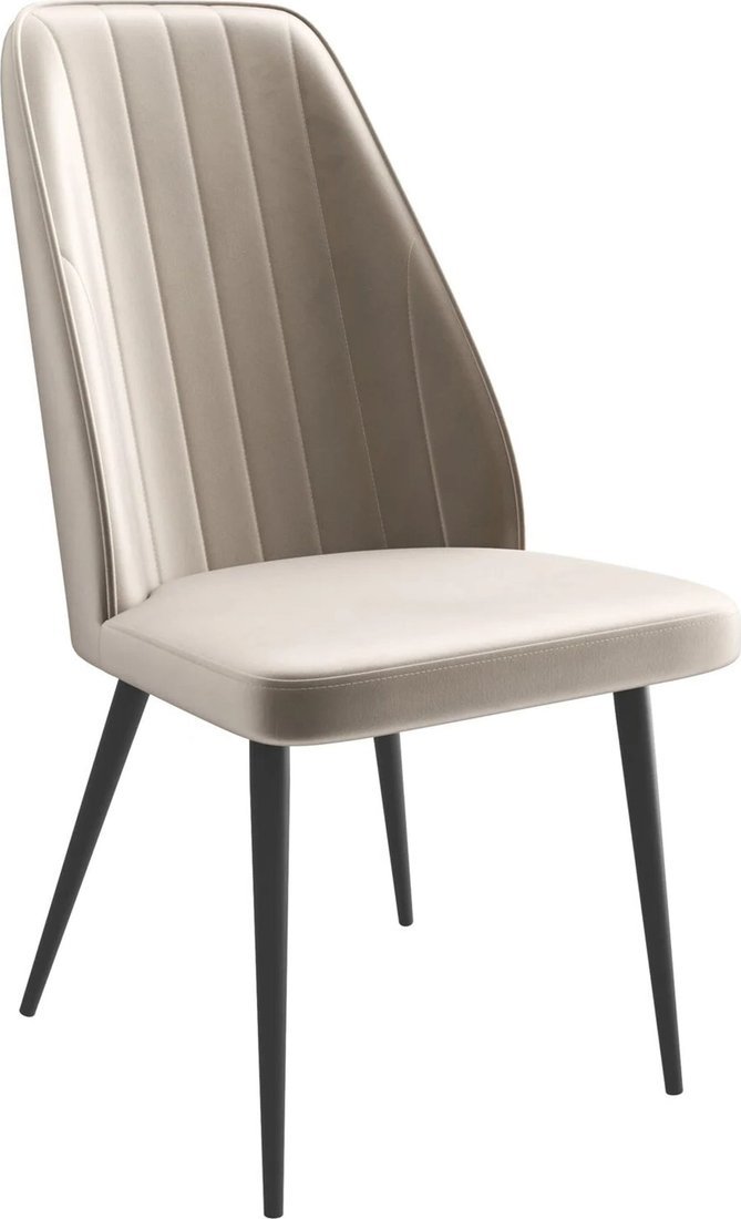 Стул Мамадома Leonard M (d07 Pearl Grey Lux/черный)