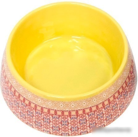 Миска TarHong Flower Fields PVA3071PBFTM (желтый/красный с рисунком)