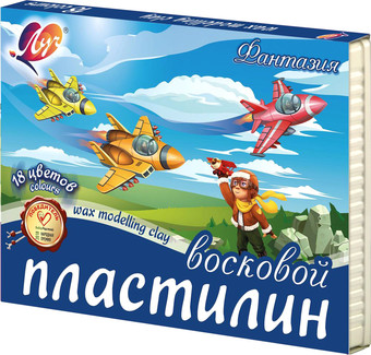 Пластилин Луч Фантазия 25С 1524-08 (18 цв)